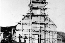 008: Church under construction at Red Island. (circa 1932)